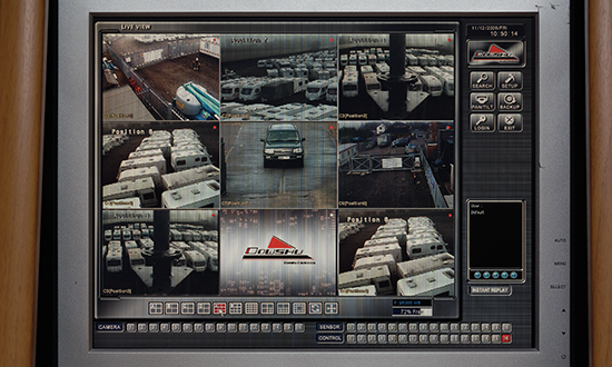 system Multiple CCTV 24/7 coverage