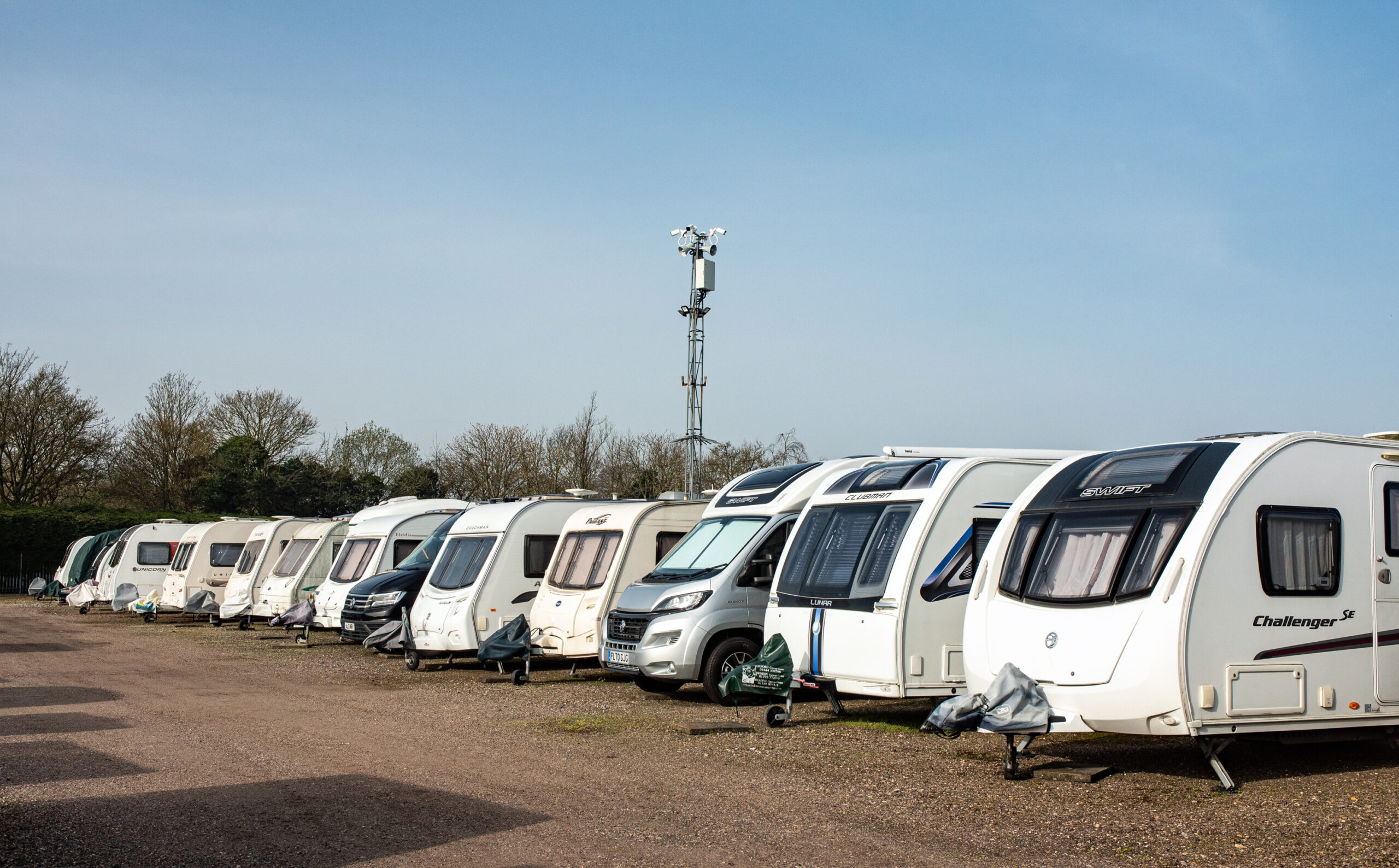 Secured Motorhome Storage